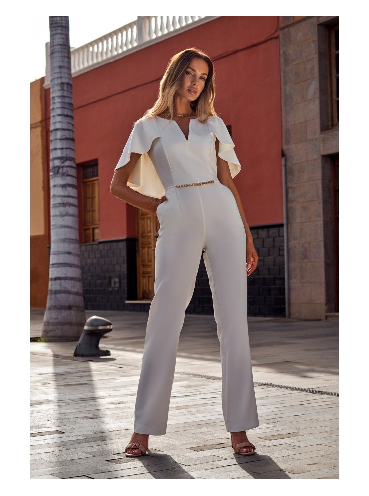 M670 Švarkelio imitacijos kombinezonas - nebalinta