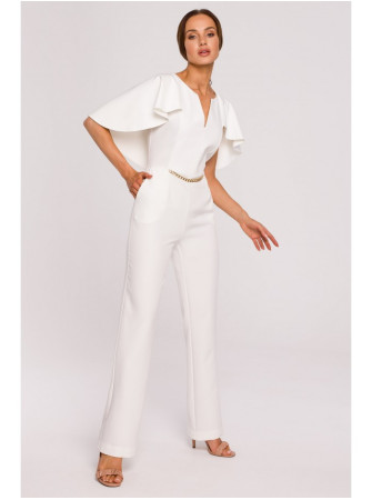 M670 Švarkelio imitacijos kombinezonas - nebalinta