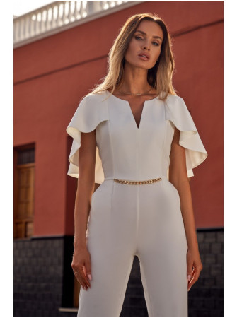 M670 Švarkelio imitacijos kombinezonas - nebalinta