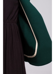 B180 Hooded blazer in cotton knit - dark green