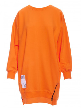 M676 Tunika su užtrauktukais - oranžinė