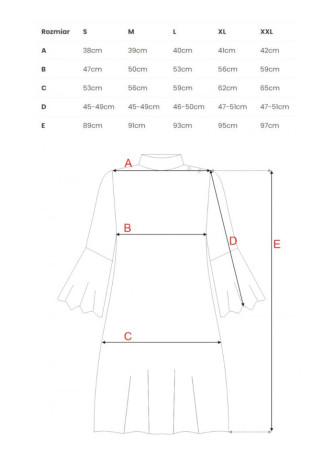 M698 A silueto suknelė su angelo rankovėmis - chaki
