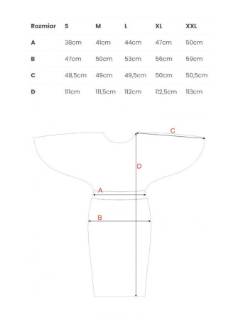 M700 Rašto suknelė kimono rankovėmis - raudona