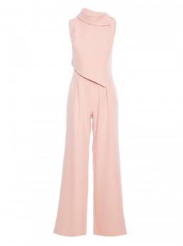 M702 Besiūlis kombinezonas su dvigubo sluoksnio viršumi - pudros