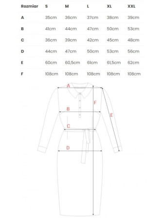 M706 Raštuotas figūrą pabrėžiantis suknelė su apykakle - modelis 2 - spalva
