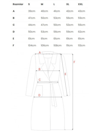 M708 Fleece paltas su diržu ir kišenėmis - juoda