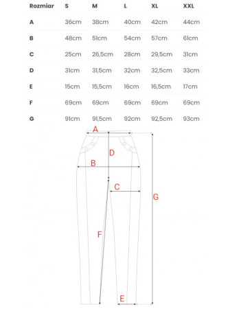 B243 Tiesaus kirpimo kelnės su metalinėmis detalėmis - juoda