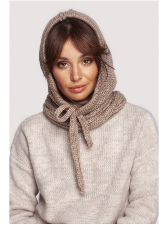 BK095 Megzta balaklava - smėlio