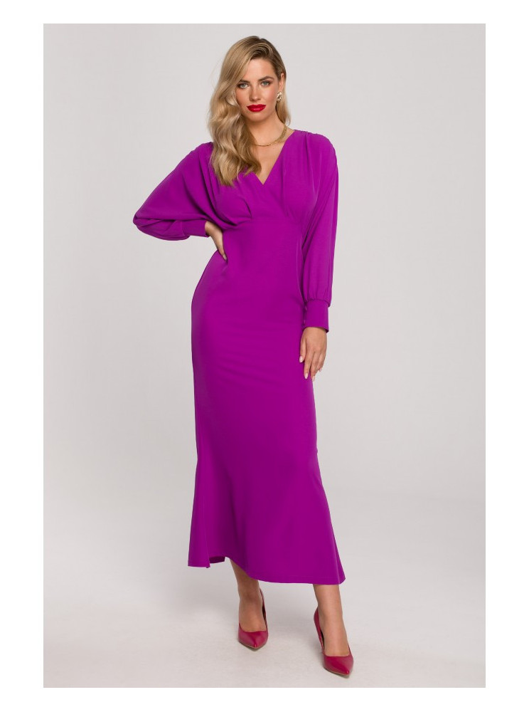 .K143 Undinėlės suknelė - levandų