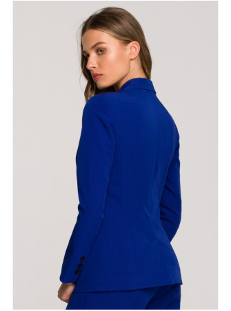 S310 Vienos sagos švarkas "Keflavikas" - karališka mėlyna