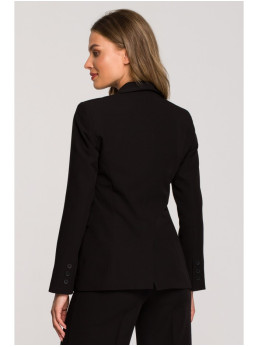 S310 Vienasagys švarkas "Keflavik" - juoda