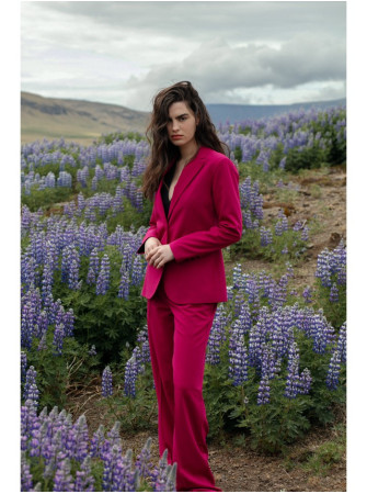 S311 Plataus kirpimo kelnės - slyvų