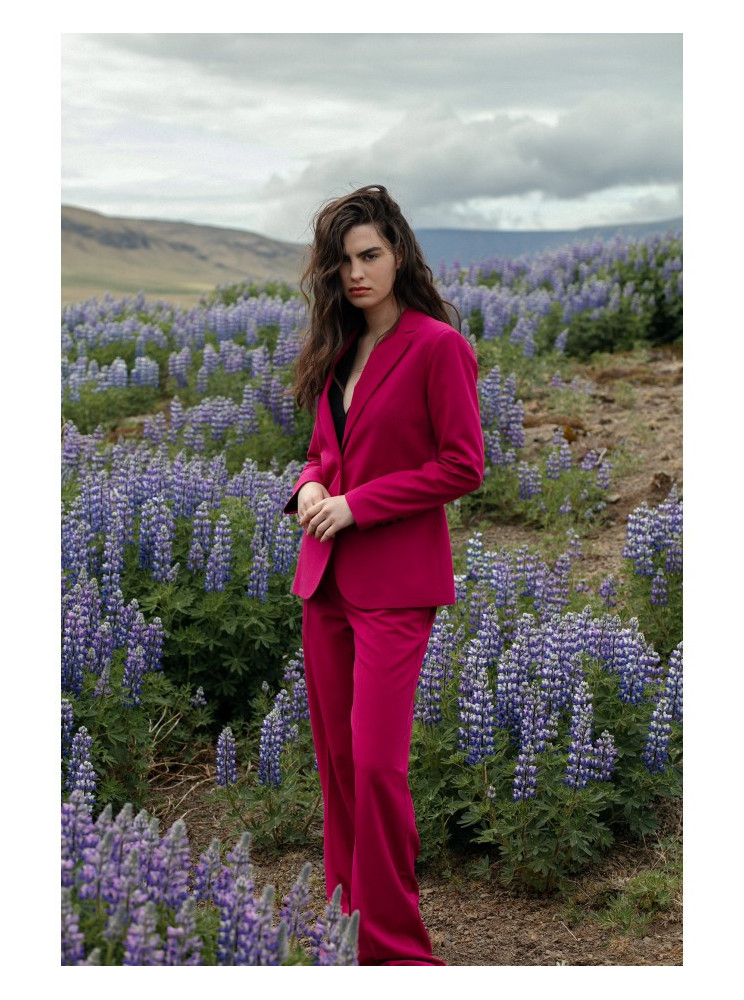 S311 Plataus kirpimo kelnės - slyvų