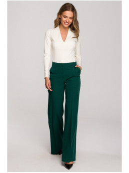 S311 Plačios kelnės - žalia