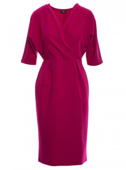 S313 Surišama suknelė - slyvų