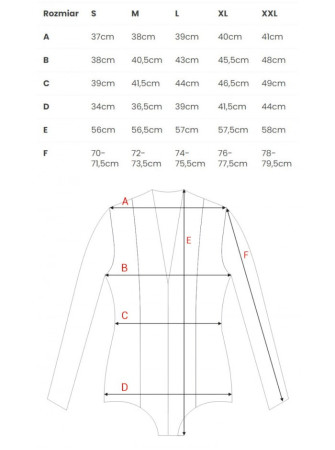 S327 Bodžiukas V formos iškirpte - nebalinta