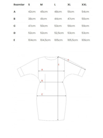S324 Suknelė "Šikšnosparnio" rankovėmis - juoda