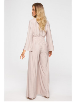 M720 Apgaubiantis kombinezonas su viršumi - šampano