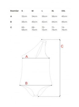 M726 Bodžiukas su iškirpte - juoda
