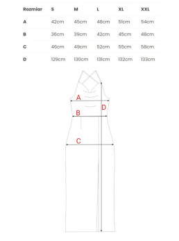 .K155 Ilga suknelė "Maxi" - kaštoninė