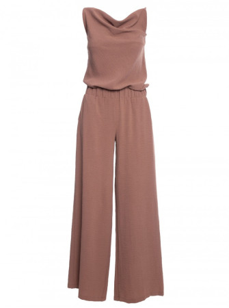 M737 Kombinezonas plonomis petnešėlėmis - šokolado