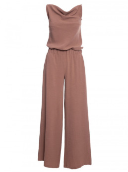 M737 Kombinezonas plonomis petnešėlėmis - šokolado