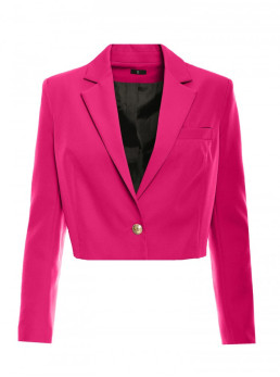 M745 Fuksijų trumpas švarkas - fuksijos