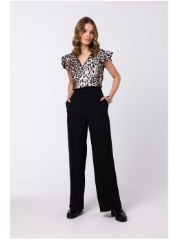 S331 Bliuzelė be rankovių - juoda