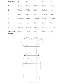 S336 Prigludusi suknelė su diržu - juoda