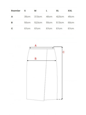 S343 A silueto sijonas su apjuosimo detale - juoda