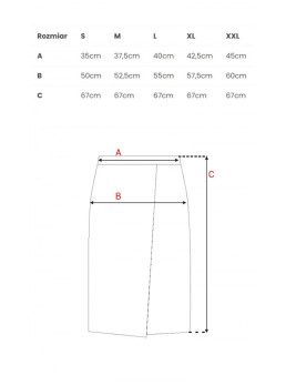 S343 A silueto sijonas su apjuosimo detale - juoda