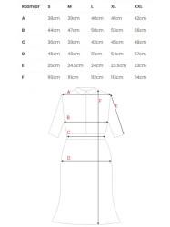 S231 Collar dres with a buckle belt - black