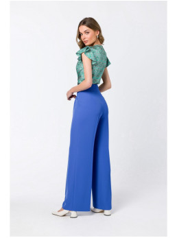 S344 Palaidinė su raukiniais rankovėmis - spalva