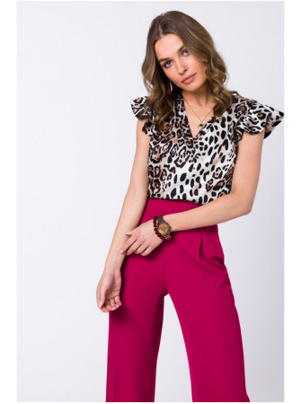 S344 Palaidinė su raukiniais rankovėmis – 2 modelis - spalva