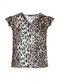 S344 Palaidinė su raukiniais rankovėmis – 2 modelis - spalva