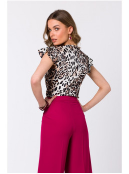 S344 Palaidinė su raukiniais rankovėmis – 2 modelis - spalva