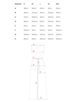 B256 Juodas kombinezonas be rankovių su kišenėmis - juoda