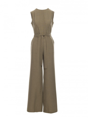 B256 Be rankovių kombinezonas su kišenėmis - alyvuogių