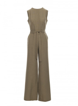 B256 Be rankovių kombinezonas su kišenėmis - alyvuogių