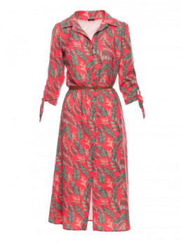 B259 Sukamoji marškinių tipo suknelė - spalva