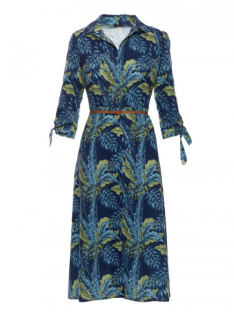 B259 Suknelė marškiniai su sagomis – 2 modelis - spalva