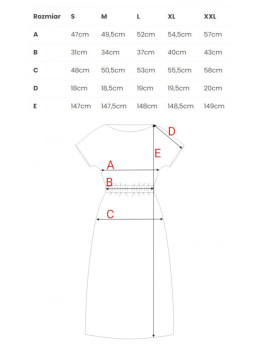 B264 Ilga suknelė su guma liemens srityje - juoda