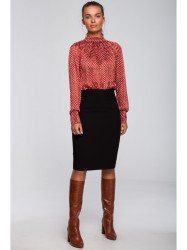 S235 Chiiffon blouse with a tie detail in the back - model 2