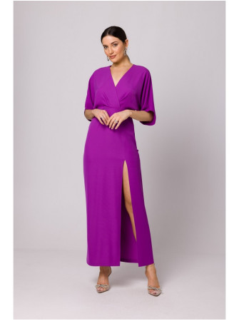 .K163 Ilga suknelė - levandų