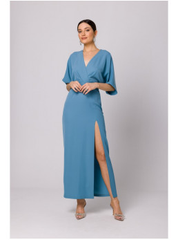 .K163 Ilga suknelė - dangaus mėlyna