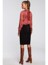 S235 Chiiffon blouse with a tie detail in the back - model 2