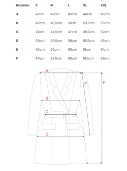 M749 Švarkelio tipo suknelė su diržu - raudona