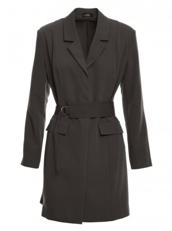 M749 Švarkinė suknelė su diržu - chaki