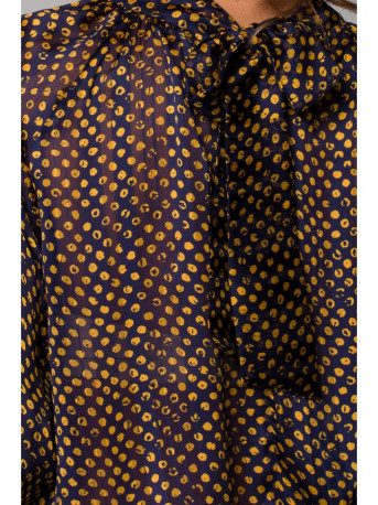 S235 Chiiffon blouse with a tie detail in the back - model 3