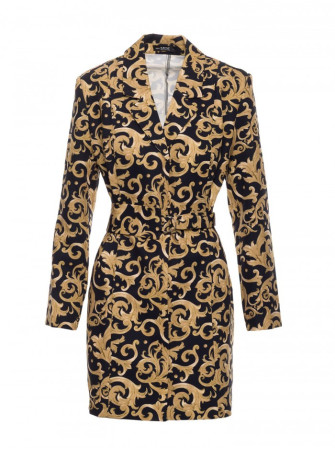 M750 Švarkelio tipo suknelė su diržu – modelis Nr. 1 - spalva